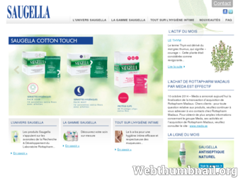 saugella.fr website preview