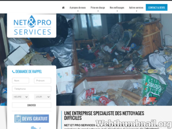 netpro-services.fr website preview