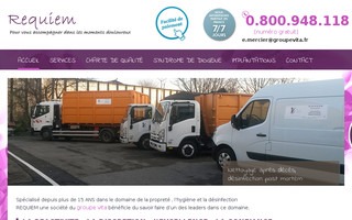 requiem-desinfection.fr website preview