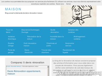 devisrenovationmaison.com website preview