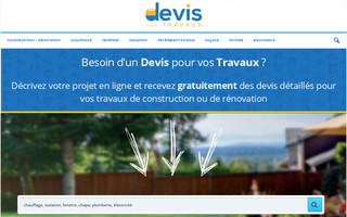 devistravaux.org website preview