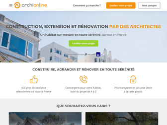 archionline.fr website preview