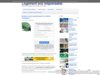 logement-eco-responsable.com website preview