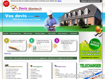 devis-illimites.fr website preview