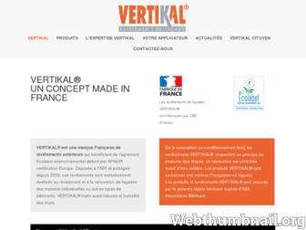 vertikal.fr website preview
