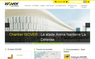 isover.fr website preview
