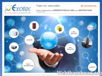 exotec.fr website preview