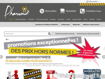 pharaon.fr website preview