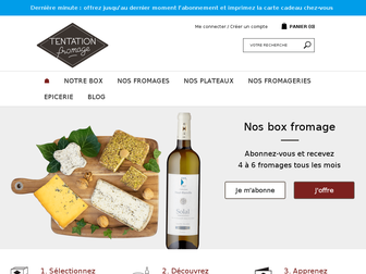 tentationfromage.fr website preview