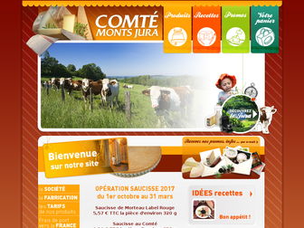 comte-monts-jura.com website preview