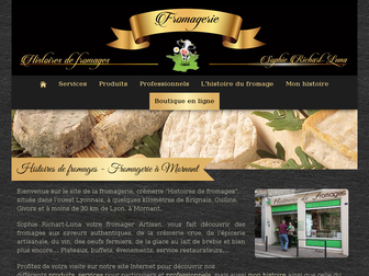 histoiresdefromages.fr website preview