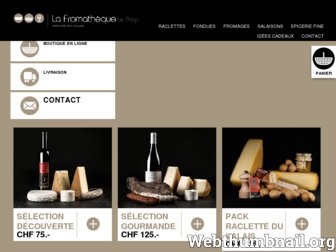 shop.lafromatheque.ch website preview