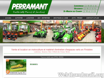 motoculture-brest-perramant.fr website preview