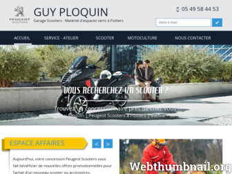 ploquin-scooter-motoculture-86.com website preview