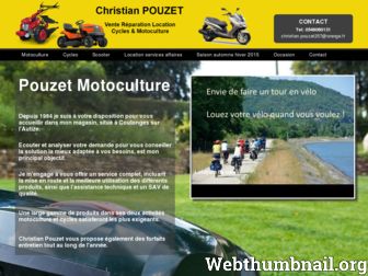 pouzet-cycles-motoculture79.fr website preview