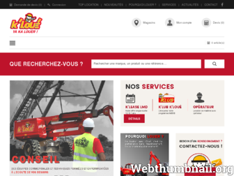 kloue.fr website preview