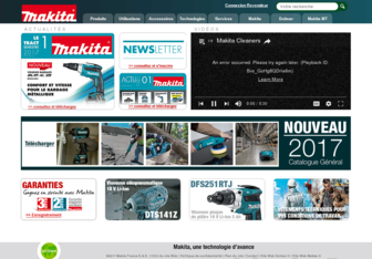 makita.fr website preview