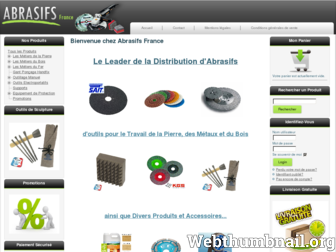 abrasifs-france.fr website preview