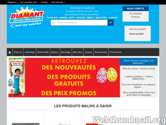 diamant-distribution.fr website preview