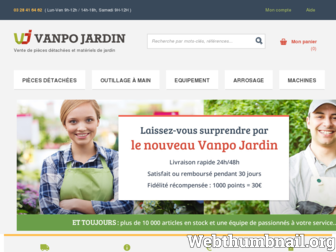 vanpo-jardin.com website preview