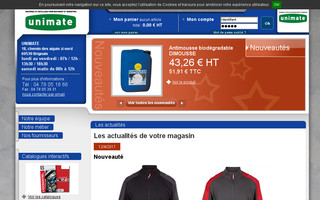 unimate.fr website preview