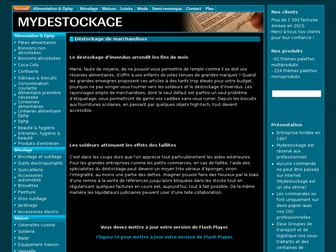 mydestockage.com website preview
