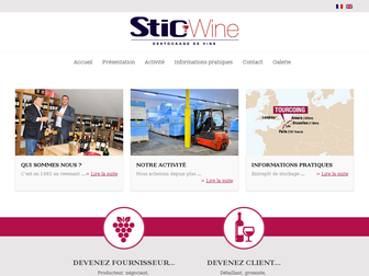 sticwine.com website preview