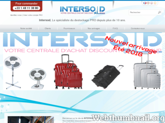 intersod.fr website preview