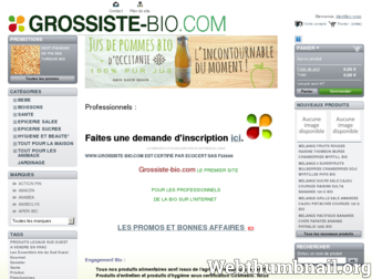 grossiste-bio.com website preview