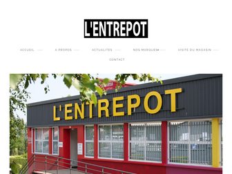 lentrepot-lagaubretiere.fr website preview