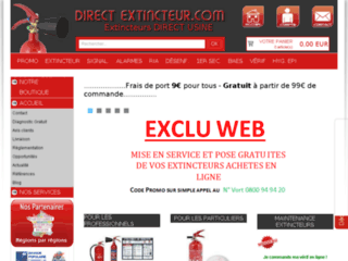 directextincteur.com website preview