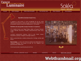 espaceluminaire.fr website preview