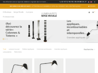 luminairesergemouille.fr website preview