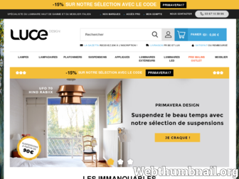 lucedesign.fr website preview