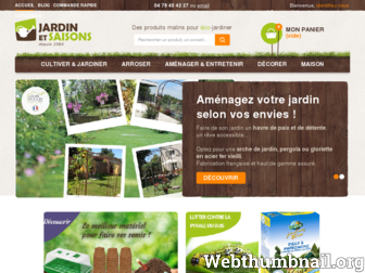 jardinetsaisons.fr website preview