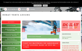 dorat-vertsloisirs.fr website preview
