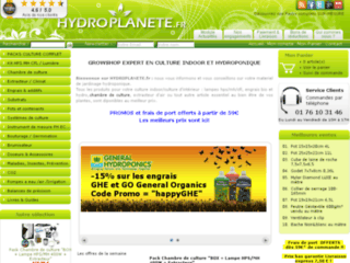 hydroplanete.fr website preview