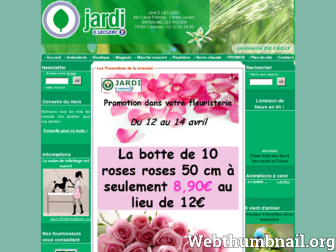 jardinerieducailly.fr website preview