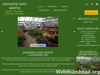 jardinerie-saintmartin-guingamp.fr website preview