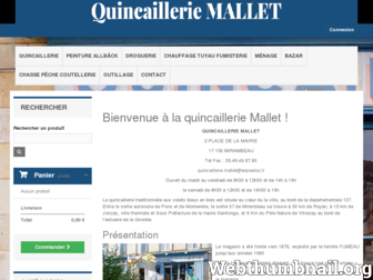 quincaillerie-mirambeau.net website preview