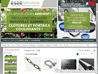 esse.fr website preview