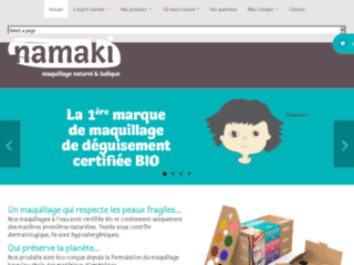 namaki.fr website preview