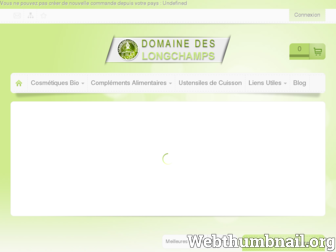domaine-des-longchamps.fr website preview