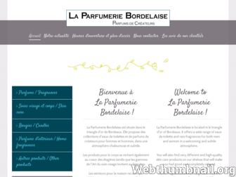 laparfumeriebordelaise.fr website preview
