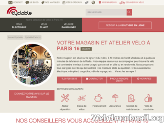 paris16.cyclable.com website preview
