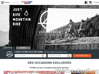 vtt-loisirs.fr website preview