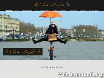 chicetabicyclette.fr website preview