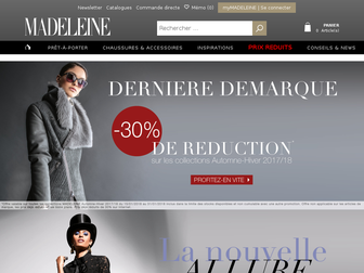 madeleine.fr website preview
