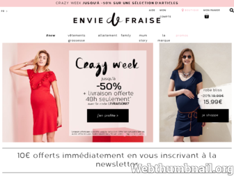 enviedefraise.fr website preview