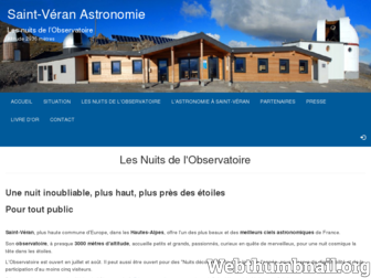 saintveran-astronomie.com website preview